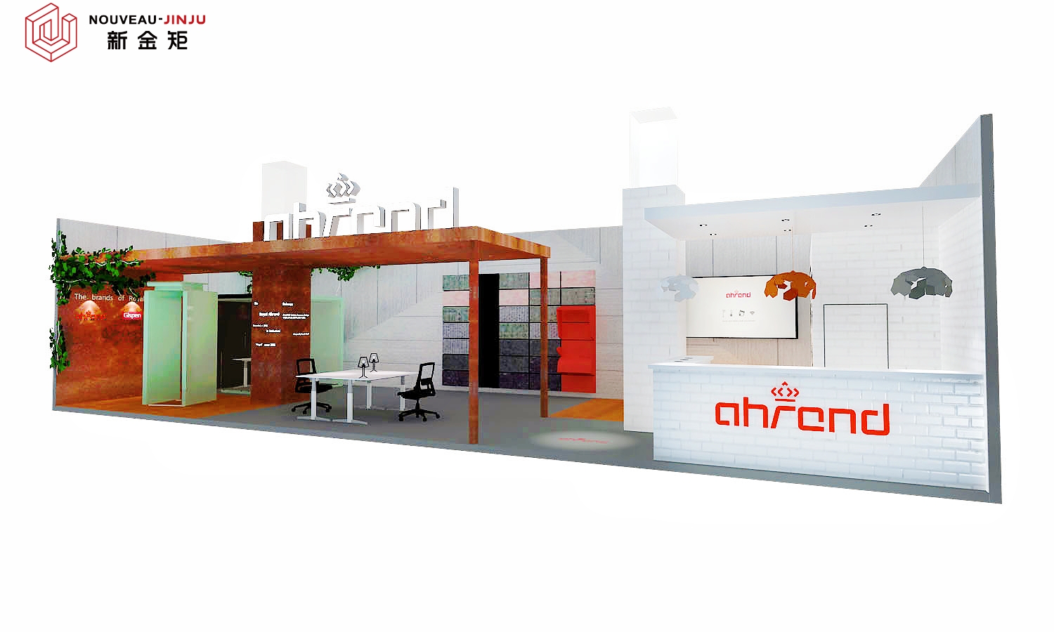 客官請(qǐng)看，獨(dú)一份的文藝清爽風(fēng)展臺(tái)